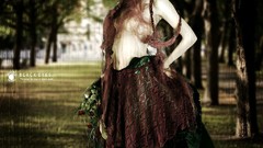 Trees woman asians artwork