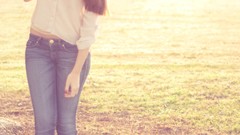 Trees woman brunettes