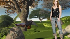 Trees woman smiling singers artwork kelly clarkson