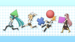 Triangles Anime circles blondes playstation pink hair anime 