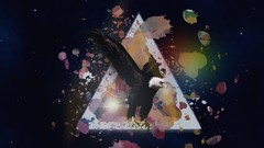 Triangles Eagles artwork digital art Andrea