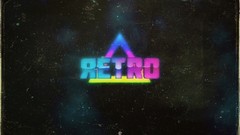 Triangles retro Typography grunge