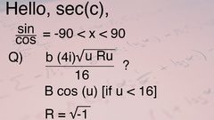 Trigonometry maths