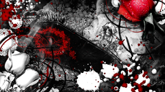 Trinity Blood splatters