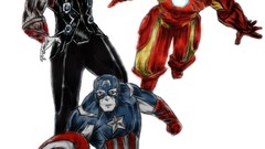 Trinity costume Iron Man superhero thor captain america The 