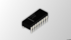 Trixel isometric intel CPU microchip Simple Background