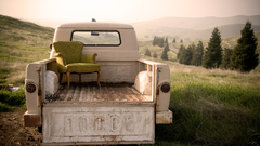 Trucks chairs vehicles