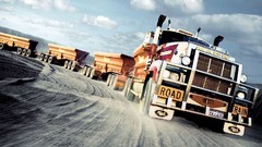 Trucks vehicles Australian Road train