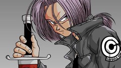 Trunks Dragon Ball Z Swords long hair future Trunks
