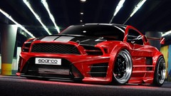 Tuning cars 3d Ford mustang ford mustang shelby gt500