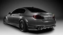 Tuning cars BMW vehicles rear angle view BMW 5 Series tuned BMW 