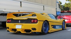 Tuning cars day Drift yellow cars