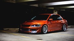 Tuning cars Evo mitsubishi lancer orange cars Mitsubishi Lancer 