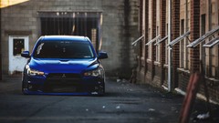 Tuning cars Mitsubishi stance Mitsubishi Lancer Evolution X 