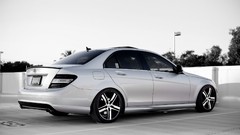 Tuning cars monochrome Mercedes-Benz vehicles amg grayscale 