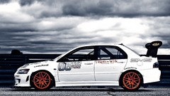 Tuning cars racing cars mitsubishi lancer