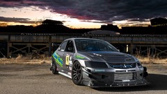 Tuning cars racing cars Mitsubishi Lancer Evolution X