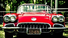 Tuning cars roads transportation Corvette headlights vehicles 