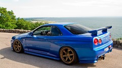 Tuning cars sports cars Nissan Skyline R34 GT-R