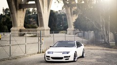 Tuning cars stance Rims white cars Nissan 300Zx tuned