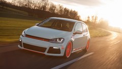 Tuning cars street forests Volkswagen Golf