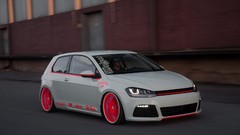 Tuning cars street Volkswagen Golf