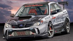 Tuning cars subaru impreza wrx sti sport cars
