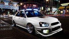 Tuning cars Subaru Sti subaru impreza wrx sti Slammed