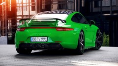 Tuning cars techart porsche 911 green cars Porsche 911 Carrera 