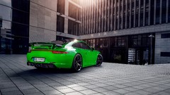Tuning cars techart porsche 911 green cars Porsche 911 Carrera 
