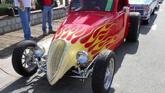 Tuning cars tires transportation Fiat flames vehicles 