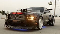 Tuning cars vehicles Ford mustang Knight Rider