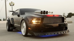 Tuning cars vehicles Ford mustang muscle cars Knight Rider