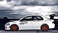 Tuning Mitsubishi Lancer Evo X rally cars