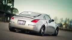 Tuning silver cars wheels back Speed Engines vehicles sports 