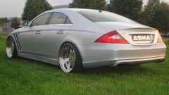 Tuning silver Mercedes-Benz Supercars ASMA