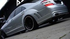 Tuning silver Mercedes-Benz Supercars ASMA