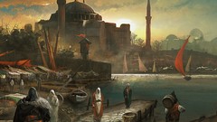 Turkey assassins creed revelations cityscapes mosques artwork 