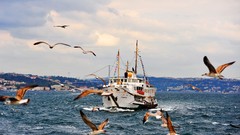 Turkey Istanbul Bridges cities cityscapes bosphorus Bosphorus 
