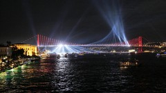 Turkey Istanbul Bridges cities cityscapes bosphorus suspension 