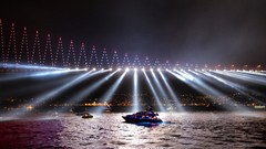 Turkey Istanbul Bridges cities cityscapes bosphorus suspension 
