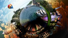 Turkey Istanbul Bridges miniature cities cityscapes Hagia 