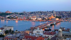 Turkey Istanbul cities cityscapes mosques Hagia Sophia galata 