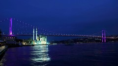 Turkey Istanbul cities cityscapes suspension bridge