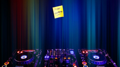 Turntables post it note