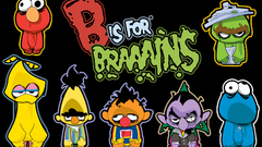 TV cartoons zombies brain