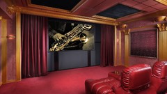 TV couch home interior