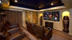 TV couch home interior