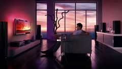 TV couch home interior