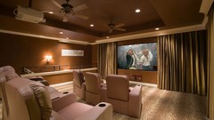 TV couch home interior